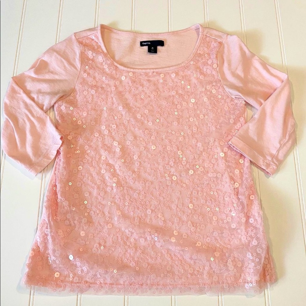❤️Girls Like New Gap Sequin Top M (8)